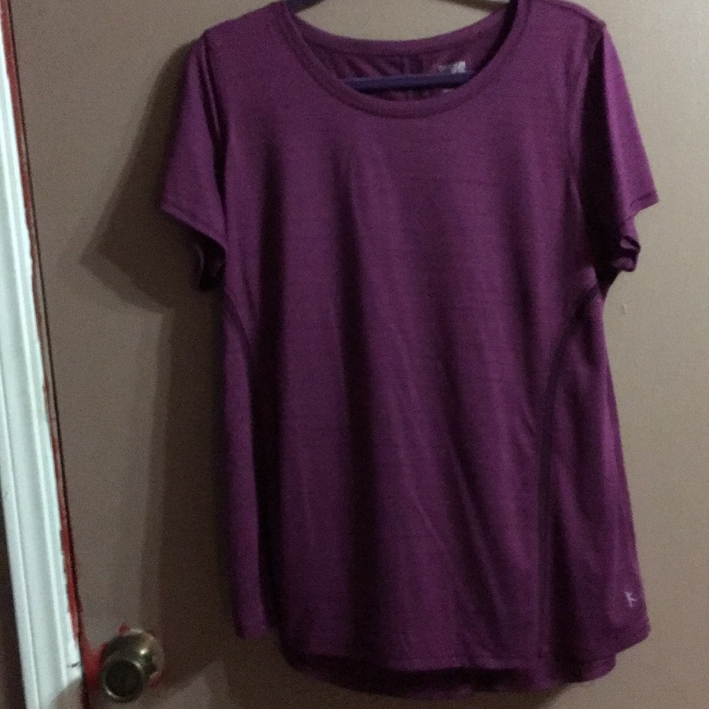 Purple plum workout shirt